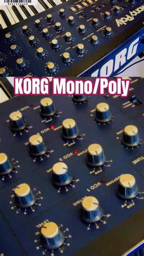 KORG Mono/Poly #synth #synthesizer #electronicmusic #80s #synthwave #synthdemo #analogsynth #music