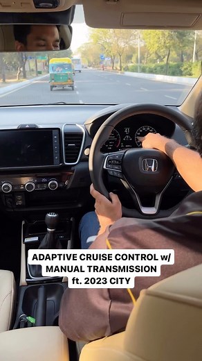 V3Cars on Instagram: "Wondering how does adaptive cruise control work in a car with a manual transmission? We drive the new 2023 Honda City to just find that out. . #V3Cars #Honda #HondaCity #City #ADAS"
