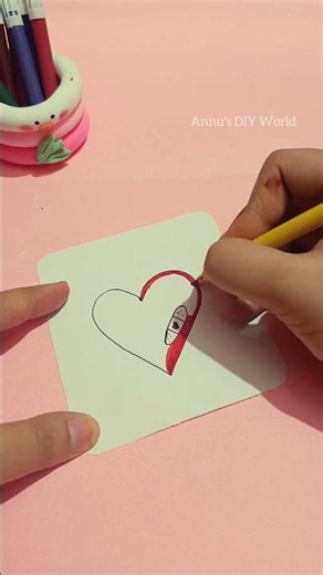 Handmade card for your loved ones | easy gift card ideas #diy #craft #handmade #giftideas #couple