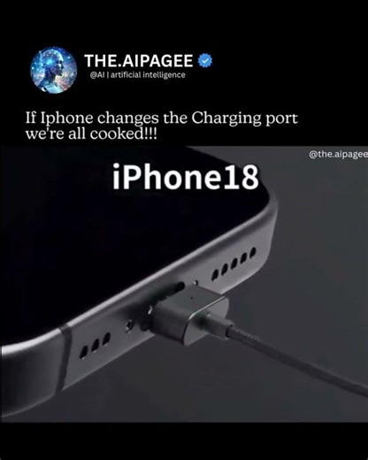 If iPhone changes ports… we’re all cooked 😂 Nothing’s confirmed yet, but the direction is clear..