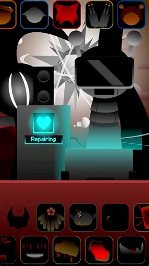 Incredibox Sprunki Battered And Bleak Phase 8 But Pyramixed / Ultimate Characters Showcase 🎮#shorts