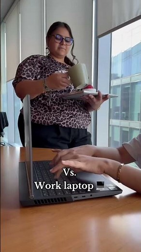 Personal Laptop vs. Work Laptop 💅 | Relatable?