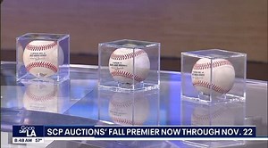 Thank you for having us @foxla 💙🤍 #dodgers #ladogers #mlb #worldseries #baseball #shoheiohtani #ohtani | SCP Auctions