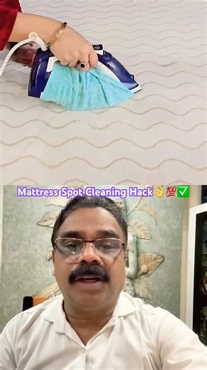 DIY💥Heavy Mattress🤔Spot Cleaning Hack💯✅അഴുക്കായ മെത്ത കഴുകാതെ വൃത്തിയാക്കുന്ന വിദ്യ🔥