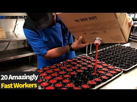 Top 20 Fastest Workers Compilation | Fast Workers