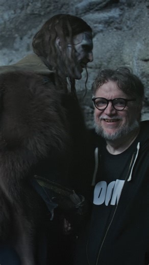 Netflix US on Instagram: "the creature and the director 🥰 📺: frankenstein"
