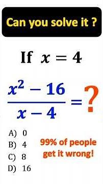 Can you solve this tricky equation? Looks Easy… But It’s Actually Undefined?! 🤔🧐🧠😳