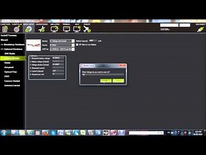 Battery monitor threshold inputs on Mission PLanner
