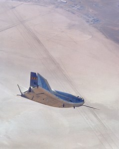 The HL-10 Lifting Body in Flight
