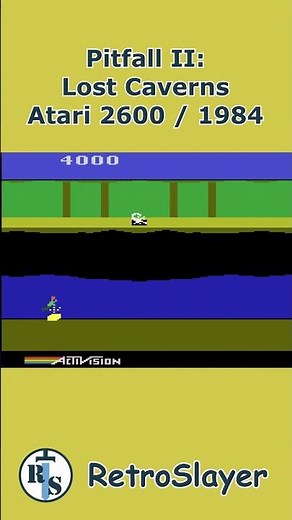 Pitfall II: Lost Caverns Gameplay Atari 2600
