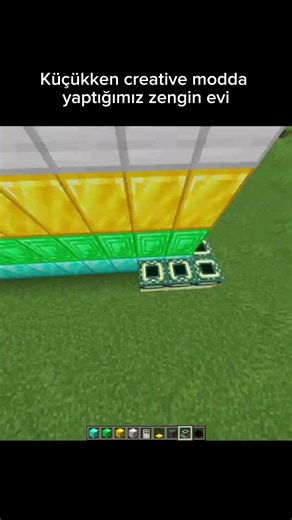 Creative modu öğrendikten sonra yaptığımız ev #minecraft #minecraftshorts #oyun