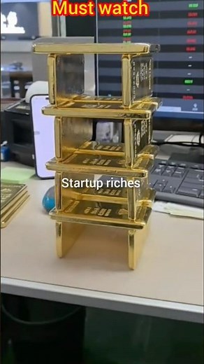 Stacking Pure Gold Bars 💰 | Hidden Gold Tower Worth Millions | Must Watch!