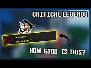 The Dealmaker... | Critical Legends (Roblox)