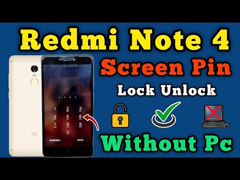 Redmi Note 4 Password Lock Unlock || Mi Note 4 Pattern Lock Remove || Without Pc || New Method 2024.