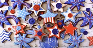 How To Make 4th of July Fireworks Cookies