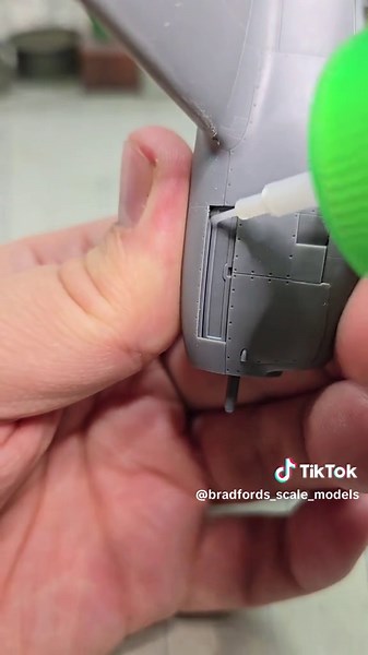 Installing the booms, elevators, and rudders onto the Tamiya 1/48 P-38J Lightning. I am so very happy with how it's turning out. Now to install the clear parts. #foryoupage #fypage #boom #tamiya #p38