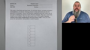 Calc 2, Exam 2 walkthrough (Fall 2022)