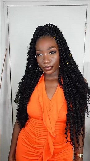 HOW TO PASSION TWIST WITH OCEAN WAVE HAIR CURLY ENDS #passiontwist #oceanwave #bohobraids #howto
