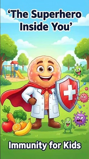 The superhero inside you:immunity for kids #immunity #kids #health #body #kidshealth #hygiene