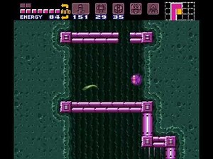 Super Metroid-getting the spring ball