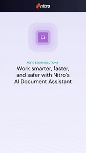 Save time with one-click PDF & eSign tools.✏️🗒️ Get everything your teams need to be more efficient, in one powerful subscription. | Nitro