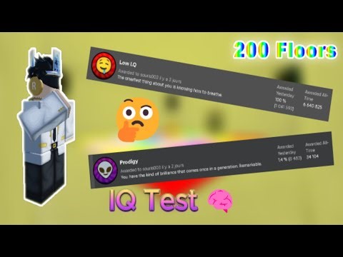 IQ Test 🧠 [All Floors]