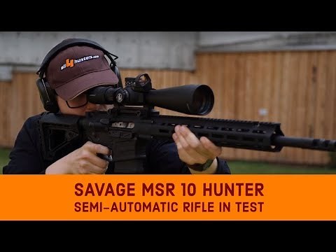 Savage MSR 10 Hunter: the hunting version of the long-range semi-automatic rifle in the test