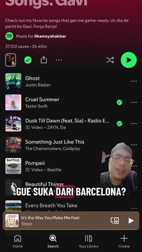 Gavi Barcelona: Spotify Playlist Recommendations