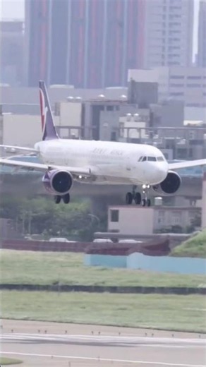 澳門航空 #降落 #桃園機場