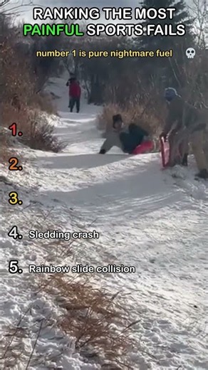 Ranking The Most Painful Sports Fails (#1 is worth the wait 🤣) #shorts