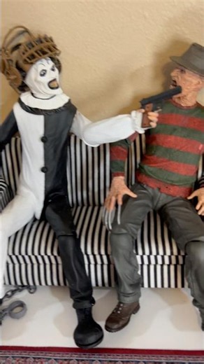 Terrifier takes on Saw. #terrifier #saw #freddykrueger #horror