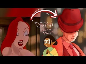 Drawing Jessica Rabbit (GENDERBEND) from WHO FRAMED ROGER RABBIT