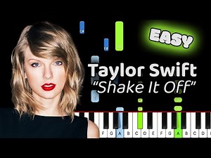 Shake It Off Piano - How to Play Taylor Swift Shake It Off Piano Tutorial! (easy)