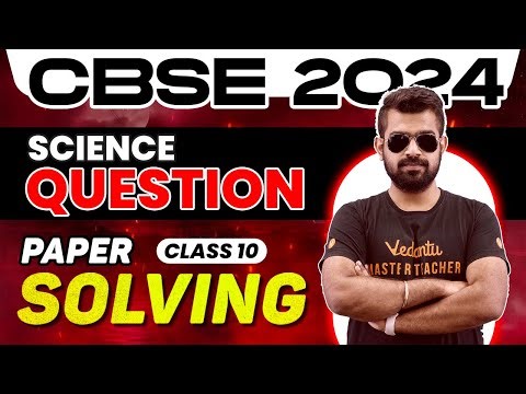Science Question Paper Solving | Class 10 | CBSE 2024🔥 Shimon Sir
