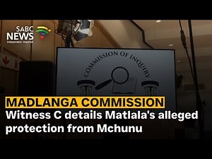 Madlanga Commission | Witness C details Matlala's alleged protection from Mchunu