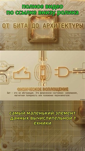 3 от бита до архитектуры #программирование #информатика #бит #байт #it #utf8
