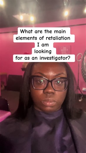 My advice Always CYA (call your attorney)and if any link is missing, it may not meet the definition retaliation. #hr #retaliation #manager #communication #training