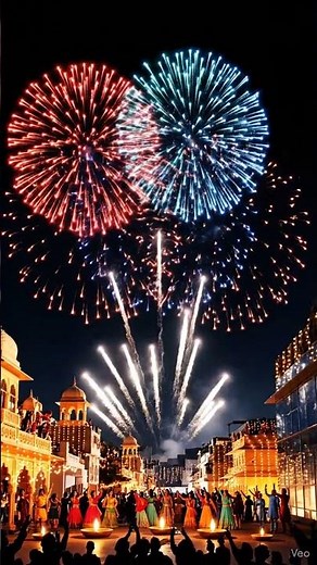 Happy Diwali 2025 🎆 | Stunning Fireworks Show in 4K | Festival of Lights