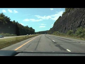 driver view I-84 westbound in Pennsylvania from New York State border towards Wilkes-Barre 8/25/13