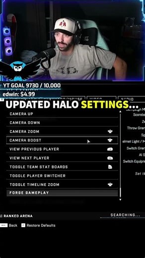 UPDATED HALO CONTROLLER SETTINGS FOR FALL 2025!! #shorts #haloinfinite