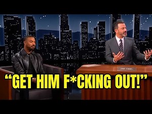 Michael B Jordan Kicked Off Jimmy Kimmel’s Show After Fiery Clash