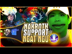 CẦM NAKROTH ĐI SUPPORT Ở RANK 90 SAO SẼ NHƯ THẾ NÀO - NAM MŨ TRẮNG LIÊN QUÂN