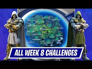 All Week 8 Challenges Guide in Fortnite Chapter 2 Season 4 | How to complete Week 8 Challenges