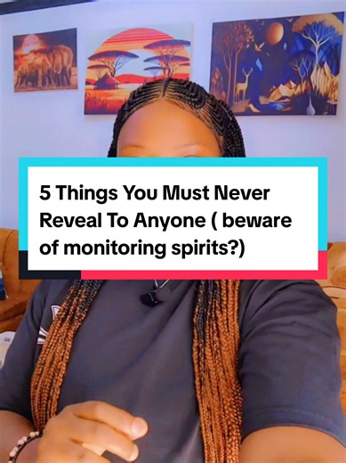 Things You must never reveal to anyone. beware of monitoring spirits. #monitoringspirits #beware #witchcraft #fyp #witchtok