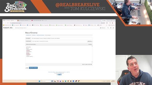 2025 Panini National Treasures Collegiate Football #3 Random Serial Number (12/23/25) | Real Breaks