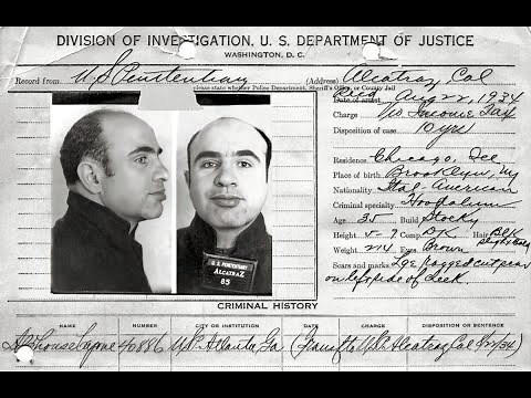 Al Capone: From Crime King to Alcatraz Prison | Alcatraz Prisoner Case File: 85-AZ