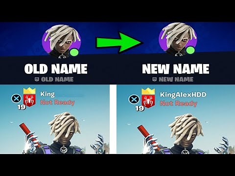 How to Change Your Epic Games Display Name On Fortnite Chapter 3 Season 4 (EASY & FULL TUTORIAL)