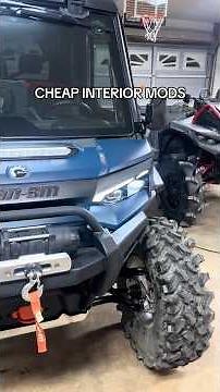 Easy cheap upgrades for the can am defender HD11!