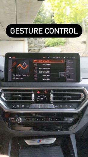 Car and Driver on Instagram: "Playing around with gesture control in the 2022 #BMW X3 M40i. 📹 @Aaronmi1 #BMWX3 #X3M40i #crossover #technology #carsofinstagram #cargram"
