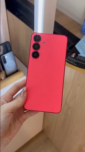 Samsung Galaxy S25 Plus in Coral Red Colourway 😍